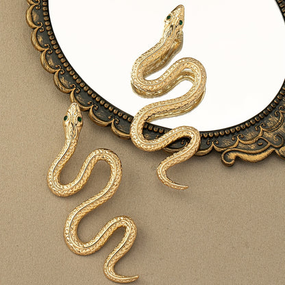 Exaggerated Snake-Shaped Earrings NovaCart
