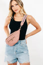 Fame PU Leather Crossbody Bag with Removable Strap West2East Surf