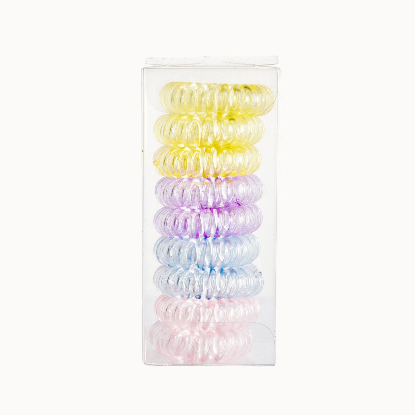 9 Pcs Spiral Hair Ties No Crease, Coil Hair Ties, Phone Cord Hair Ties, Women Ponytail Holder Elastics NovaCart
