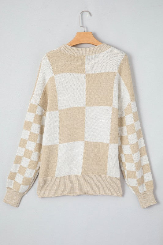 Abigail Print Drop Shoulder Sweater Shop Style & More | Fresh Looks, Everyday Deals & Free Shipping