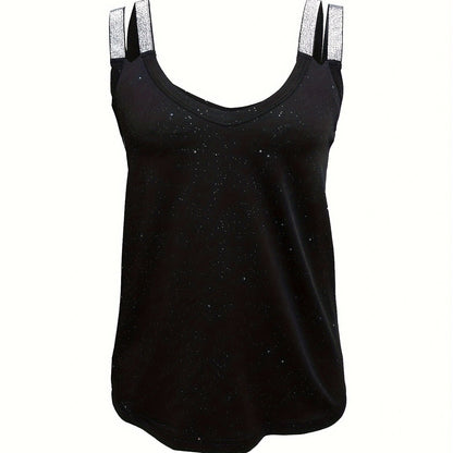 Women’s Sequin Camisole Top FitiqueFit