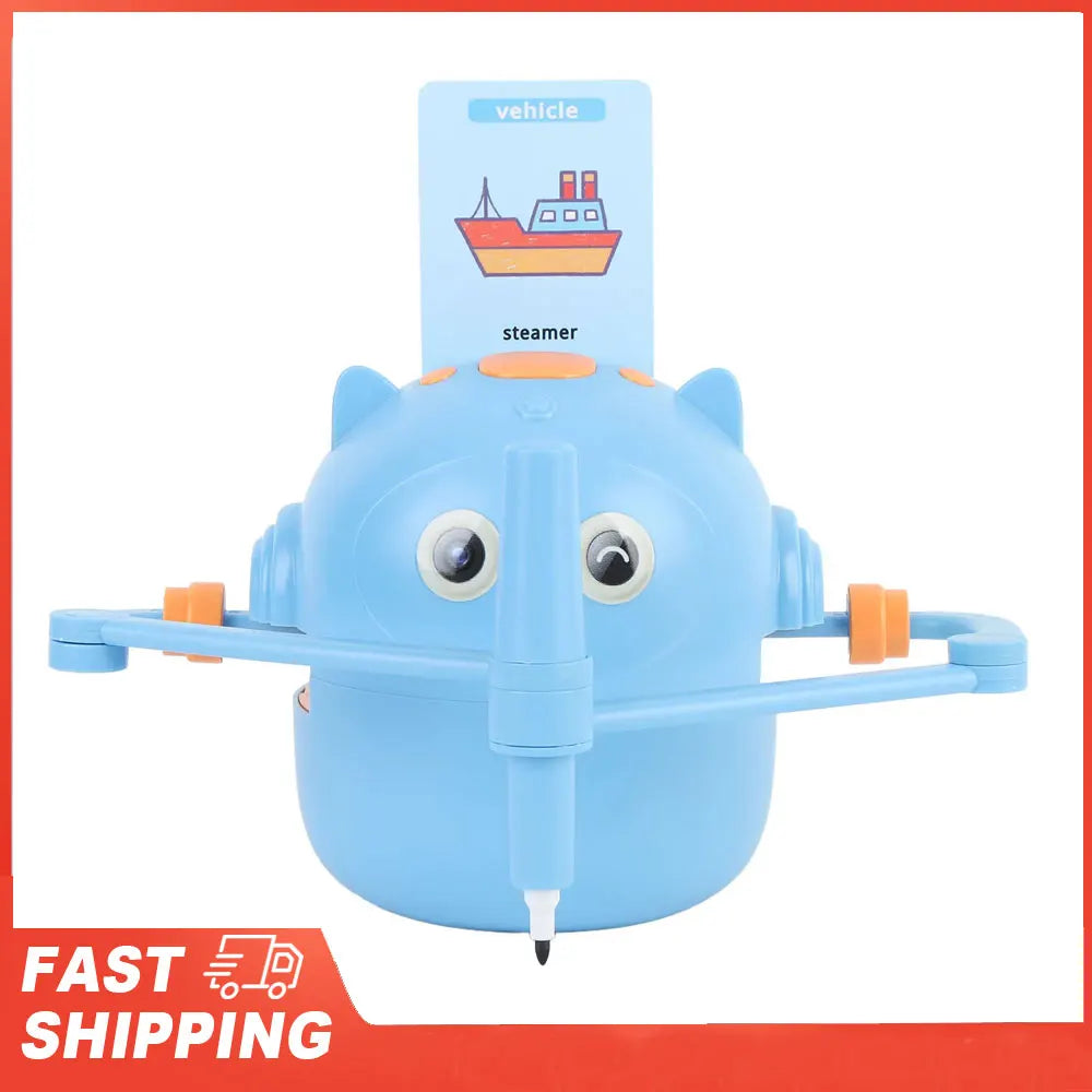 Smart Drawing Robot Educational ABS Painting Robot Easy to Operate Safe Interactive with 2 Pens 100 Sheets Cards for Studying New Era Fashion LLc