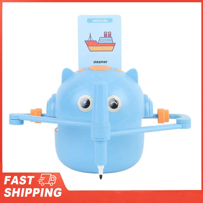 Smart Drawing Robot Educational ABS Painting Robot Easy to Operate Safe Interactive with 2 Pens 100 Sheets Cards for Studying New Era Fashion LLc