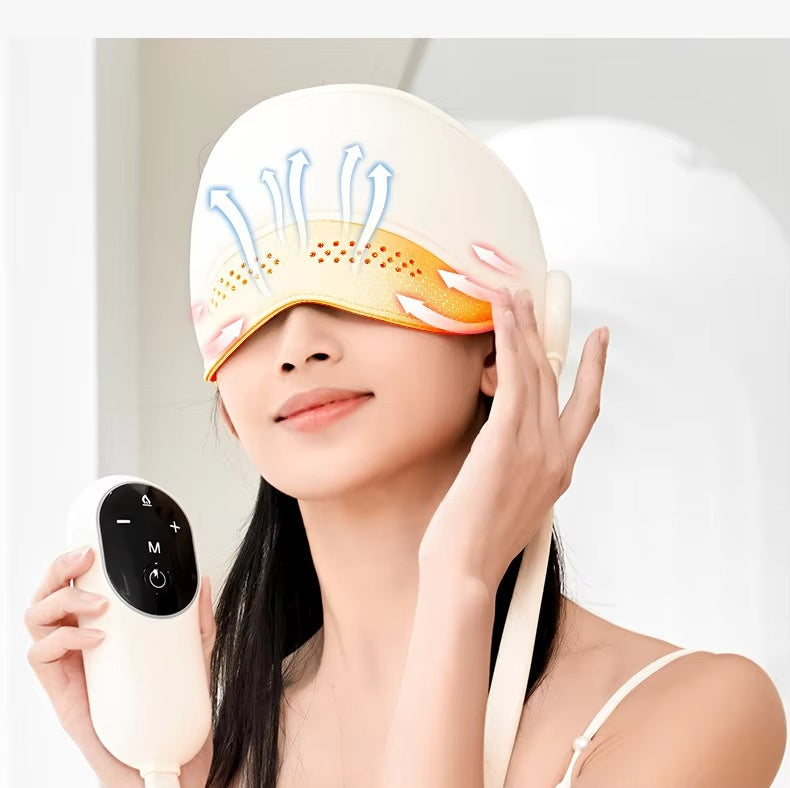 Heated Head & Eye Massager – Sleep Aid Pain Relief Device SmartPursue™