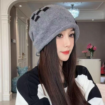 Women’s Wool Knitted Winter Hat — All-Match Knit Beanie FitiqueFit