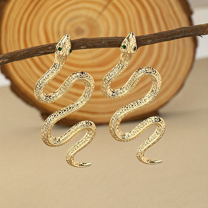 Exaggerated Snake-Shaped Earrings NovaCart