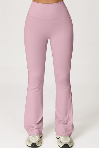 The Lily Belle Crop Top Flared Leggings 2-Piece Set Fitglutes Activewear Gymwear Sportswear & Workout Clothes