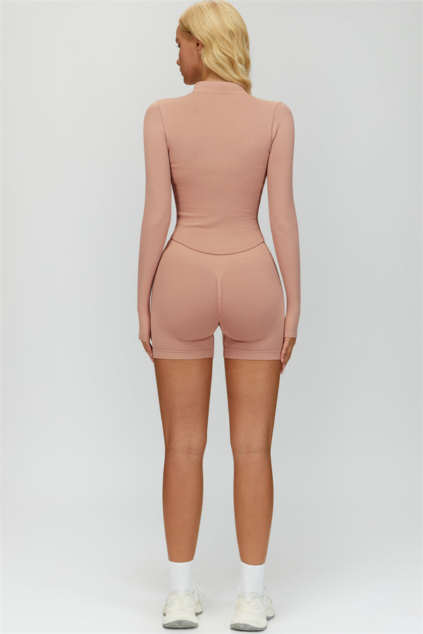 The Delight Jacket Shorts 2-Piece Set Fitglutes Activewear Gymwear Sportswear & Workout Clothes
