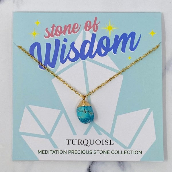 Meditation Semi-Precious Stone Pendant Necklace Shop Style & More | Fresh Looks, Everyday Deals & Free Shipping