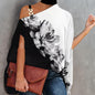 Women’s One-Shoulder Printed T-Shirt FitiqueFit