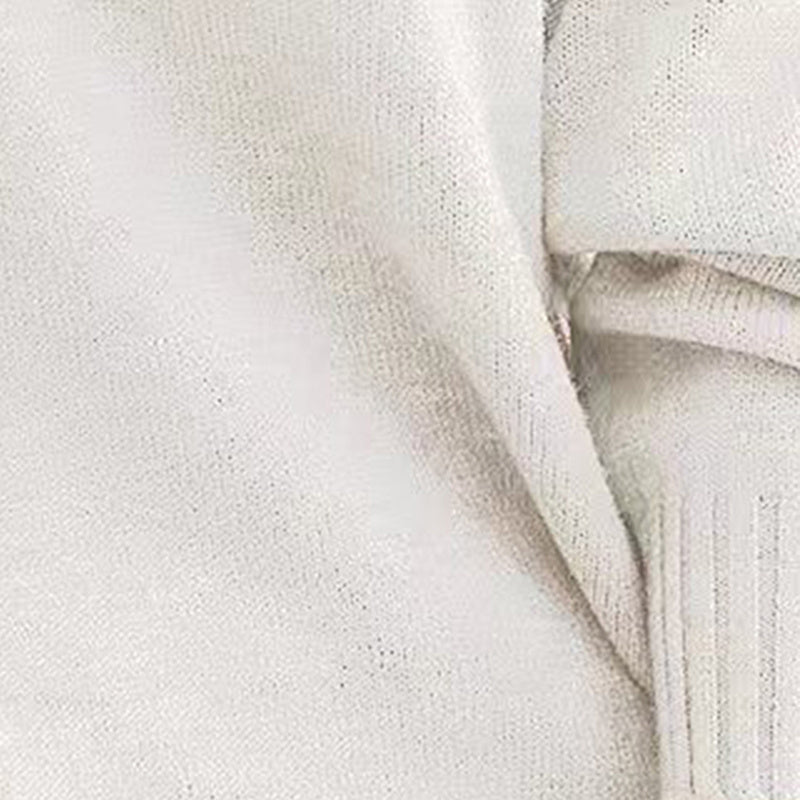 Women’s V-Neck Drop Shoulder Sweater | Casual Long Sleeve Pullover FitiqueFit