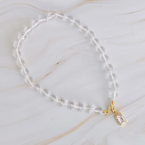 Clear Crystal Ball Chain Necklace Shop Style & More | Fresh Looks, Everyday Deals & Free Shipping