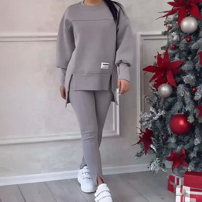 Women's Solid Color 2-Piece Set FitiqueFit