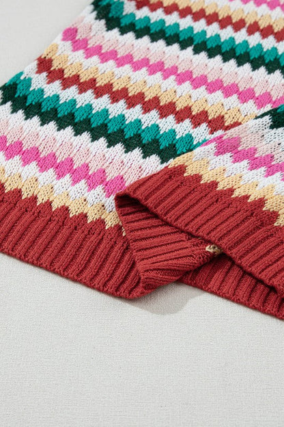 Molly Sleeve Colorful Textured Sweater Shop Style & More | Fresh Looks, Everyday Deals & Free Shipping