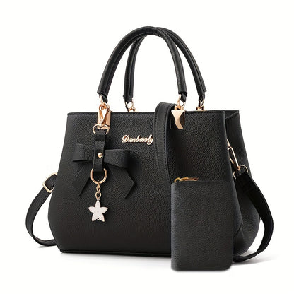 [Elegant Crossbody Handbag] Trendy Elegant Women's Crossbody Handbag | Fashionable Solid Color Design with Adjustable Strap, Zipper Closure & Coin Purse NovaCart