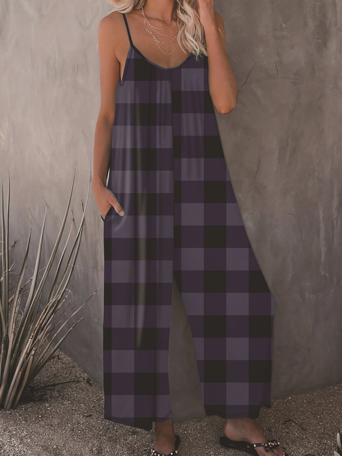 Slip-in Casual Sling Jumpsuit Women Grayceful LLC