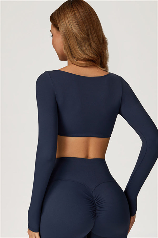 The Lily Belle Crop Top Flared Leggings 2-Piece Set Fitglutes Activewear Gymwear Sportswear & Workout Clothes