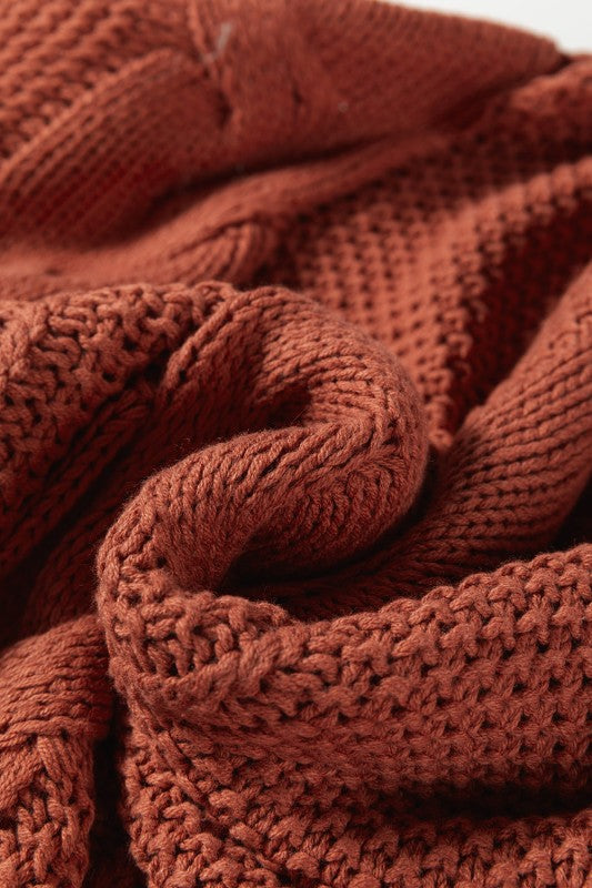 Textured Chunky Knit Long Sleeve Sweater Shop Style & More | Fresh Looks, Everyday Deals & Free Shipping