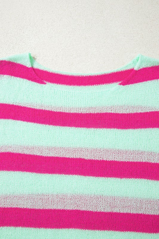 Stripe Round Neck Sweater Shop Style & More | Fresh Looks, Everyday Deals & Free Shipping