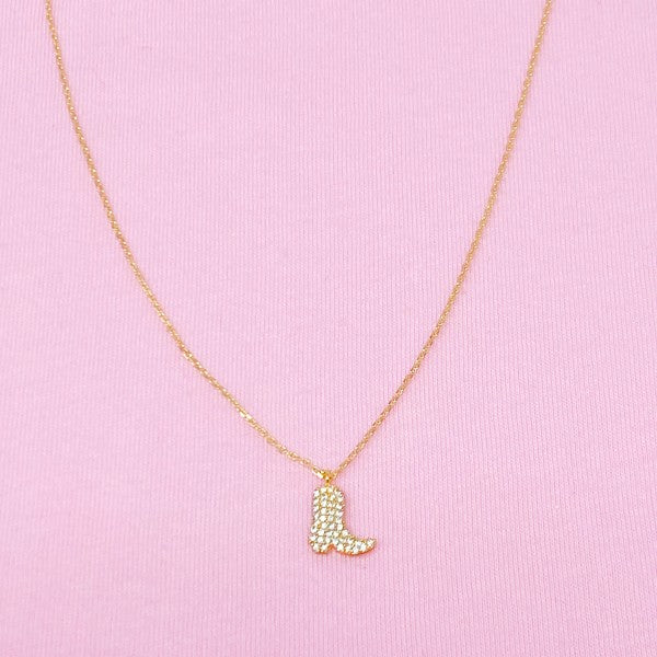 Glam Cow Girl Boot Necklace Shop Style & More | Fresh Looks, Everyday Deals & Free Shipping