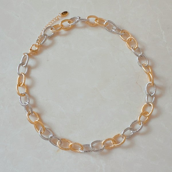 Every Two Links Gold And Silver Chain Necklace Shop Style & More | Fresh Looks, Everyday Deals & Free Shipping