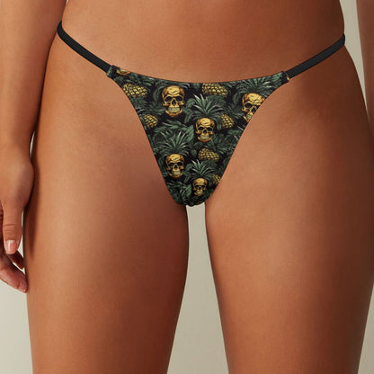 Pineapple Skull Thong Luckless Outfitters