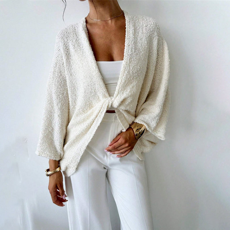Women’s Criss Cross Knit Sweater FitiqueFit