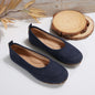 Women’s Low-Cut Round Toe Loafers – Slip-On Flat Casual Shoes FitiqueFit
