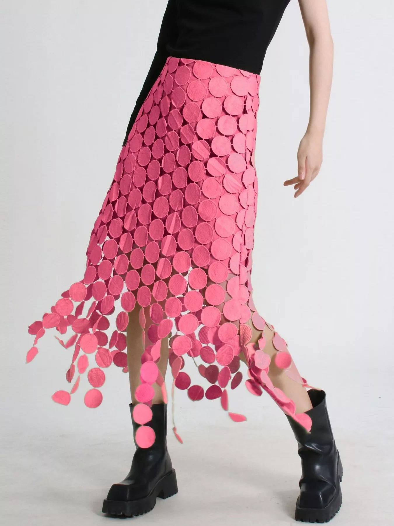 Fringe Midi Skirt See size chart under “more details” The Fashion Celestial