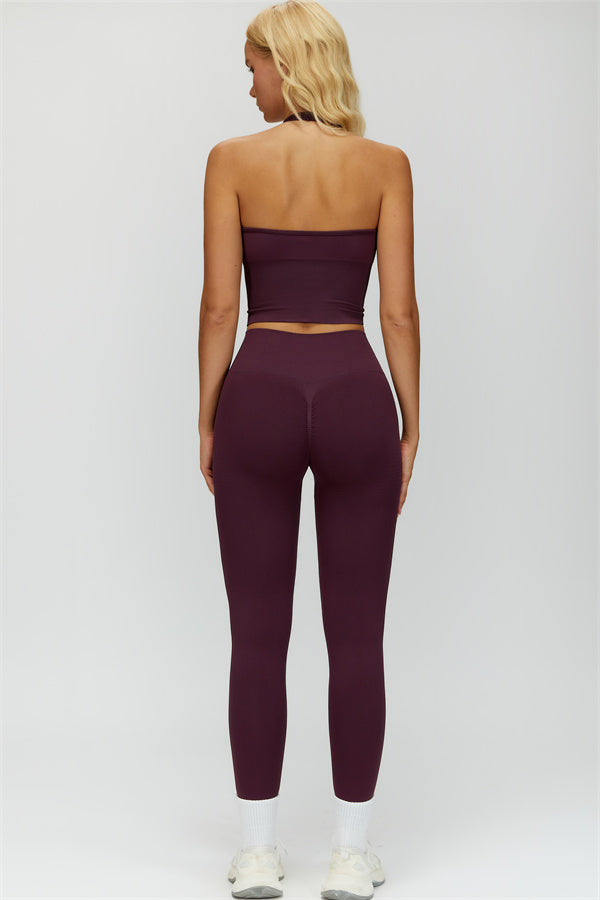 The Delight Jacket Sports Bra Leggings 3-Piece Set Fitglutes Activewear Gymwear Sportswear & Workout Clothes