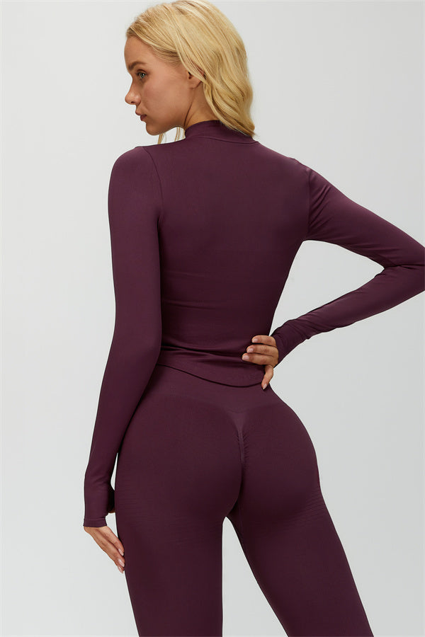 The Delight Jacket Sports Bra Leggings 3-Piece Set Fitglutes Activewear Gymwear Sportswear & Workout Clothes