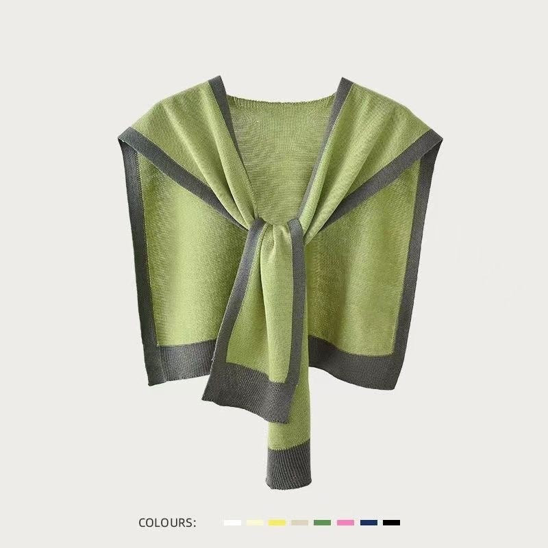 Air-conditioned Room Shawl Shoulder Neck Protection Fake Collar Skirt Grayceful LLC