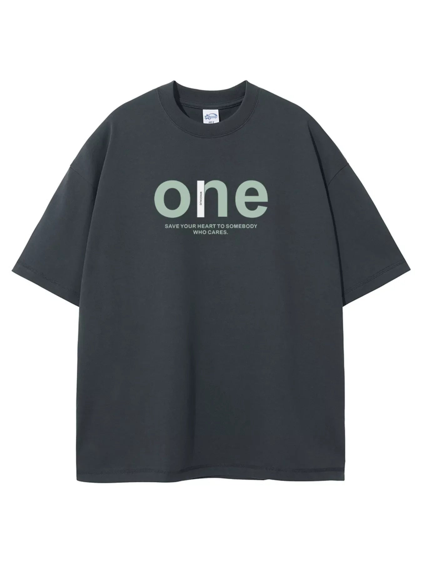 Men's Full Size Casual Letter Graphic Short Sleeve T-Shirt Plus Size New Era Fashion LLc