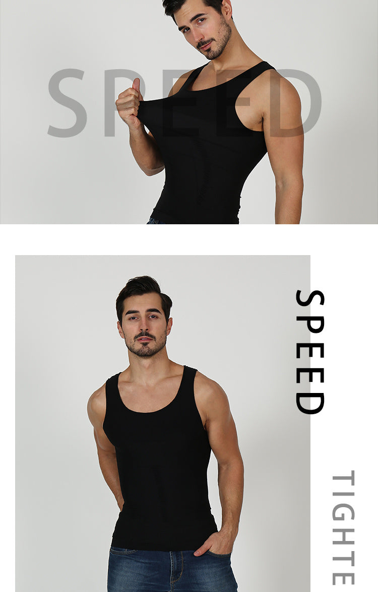 Men's Compression Body Shaper Tank Top, Slimming Vest NovaCart