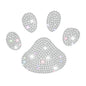 Dog Paw Print Rhinestone Sticker NovaCart