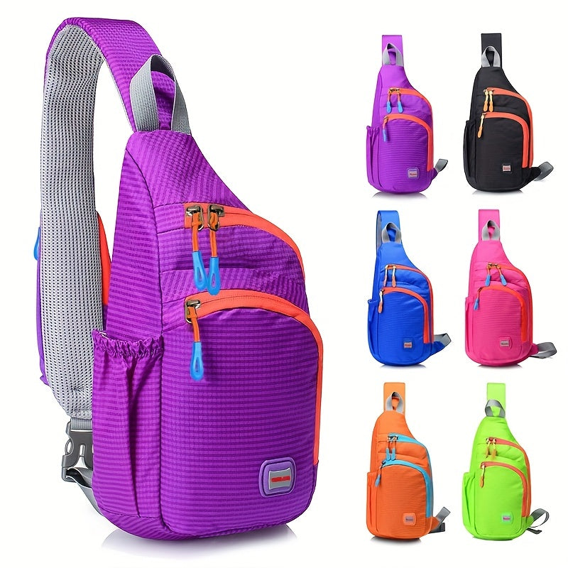 [Nylon Shoulder Bag] Nylon Shoulder Bag - Crossbody Chest Bag for Men and Women - Casual Sports Water Bottle Chest Bag - Outdoor Cycling Bag NovaCart