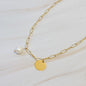 Pearl And Disc Chain Necklace Shop Style & More | Fresh Looks, Everyday Deals & Free Shipping