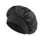 Men Women Satin Sleep Cap, Soft Polyester Fabric Hat, Adjustable Satin Bonnet, Ideal for Natural Hair & Curly Styles, Bonnets for Sleeping ( Wine )