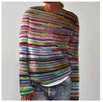 Women’s Fashionable Pullover Sweater Top | Cozy Everyday Knit FitiqueFit