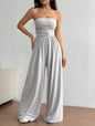 High-Waist Wide-Leg Pants & Tube Top Set – 6 Colors, S–2XL FitiqueFit