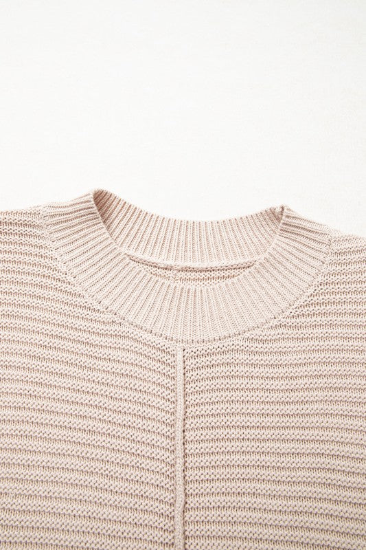 Ribbed Patchwork Textured Knit Puff Sleeve Sweater Shop Style & More | Fresh Looks, Everyday Deals & Free Shipping