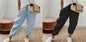 Women’s Cotton Linen Casual Pants – Solid Color FitiqueFit