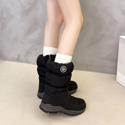 Thickened Cotton Mid-Calf Snow Boots for Women FitiqueFit