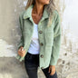 Plus Size Women’s Solid Color Sherpa Jacket FitiqueFit