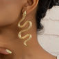 Exaggerated Snake-Shaped Earrings NovaCart