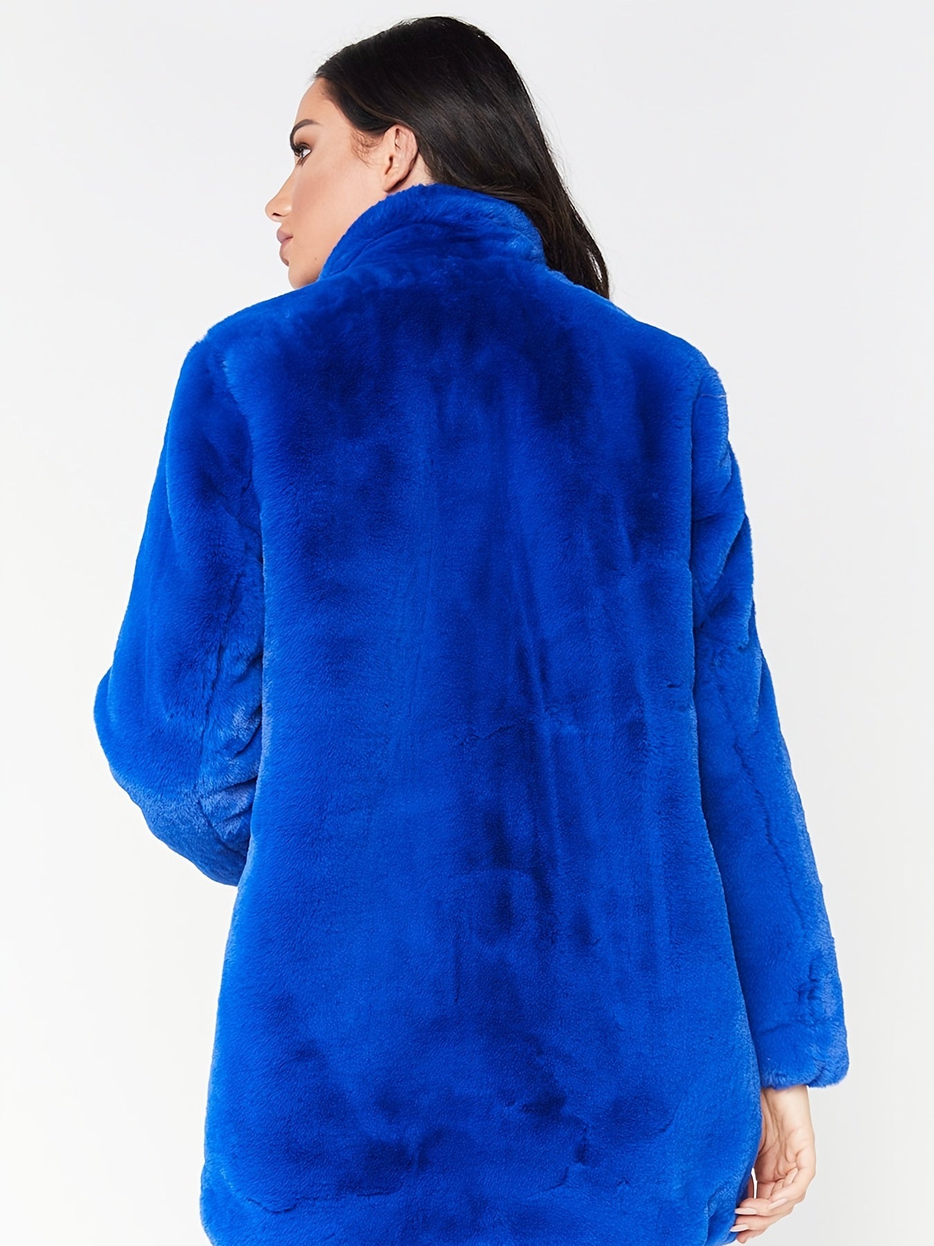 Winter Warm Plush Loose Coat, Casual Long Sleeve Fashion Teddy Outerwear, Women's Clothing NovaCart