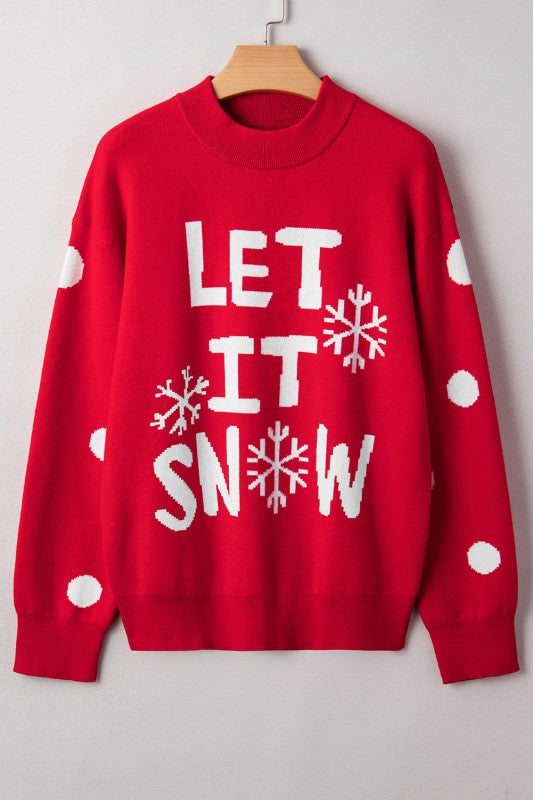 LET IT SNOW Christmas Holiday Sweater Shop Style & More | Fresh Looks, Everyday Deals & Free Shipping