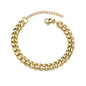 3/5/7/mm Fashion Simple Stainless Steel Cuban Chain Bracelet For Men And Women NovaCart