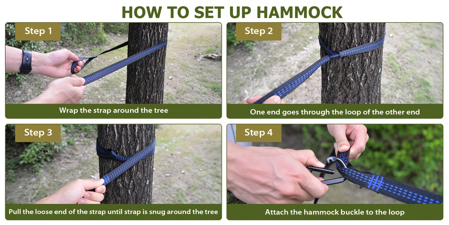 [3-in-1 Hammock] GEERTOP 3-in-1 Outdoor Hammock | Double Sleep Rest Camping Hammock with Mosquito Net Sun Shelter for Backpacking Travel Garden Park NovaCart