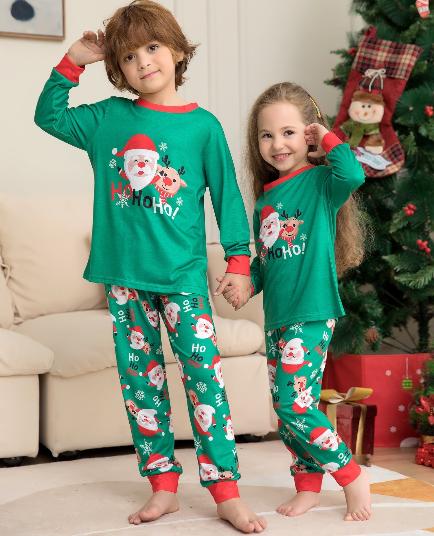Family Matching Christmas Pajamas Santa Claus & Sleepwear for Family FitiqueFit